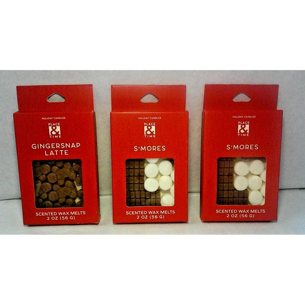 Place &‎ Time S'mores, Gingersnap Latte scented wax melts